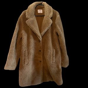 Old Navy Teddy Bear Faux Fur Coat